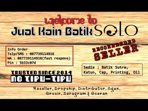 087739114916 Jual  Kain Batik  Solo  Murah  dan Kain Embos 