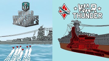 Yamato in World of warships&Warthunder