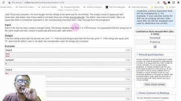 CP-3 | Petya and Strings (CodeForces 112 A)
