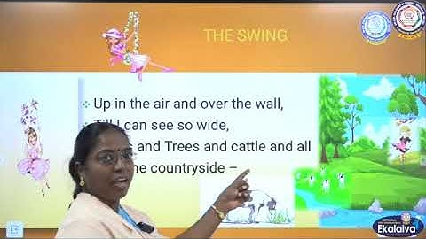 Matric-Class II-English-Poem-The Swing