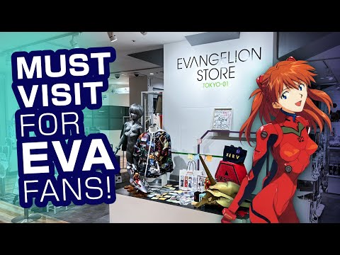 Check out the exclusive merch! EVANGELION STORE ✝️ in Ikebukuro | Tokyo, Japan | ASMR 60fps