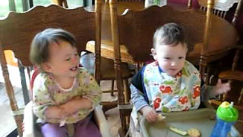 Linnea feeding Mason (1 1/2 years old)