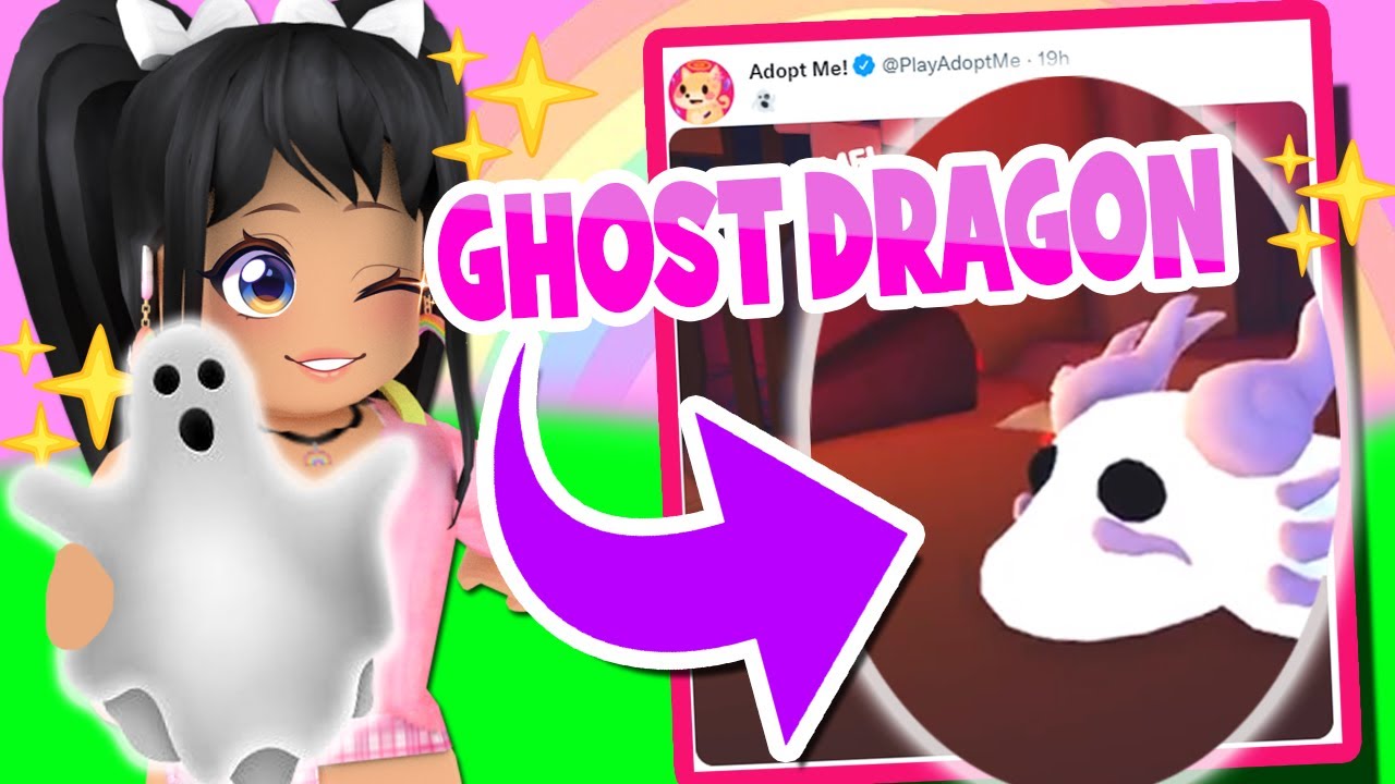 *GHOST DRAGON* HALLOWEEN PET in ADOPT ME (roblox) NEWS TEA YouTube