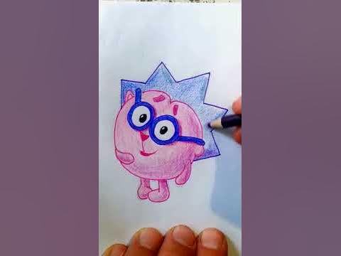 ежык смешарики | їжачок із смішариків | дитячі малюнки - YouTube