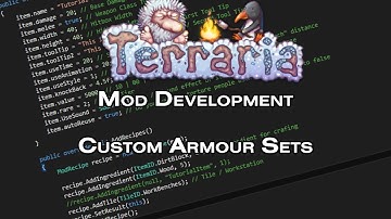 OUTDATED! - Terraria Mod Development Tutorial - Custom Armour Sets - tModLoader 0.9