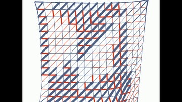 Triangular mesh edge membrane