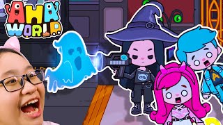 Aha World  Vidia Goes Ghost Hunting in Aha World New Halloween Update!!!