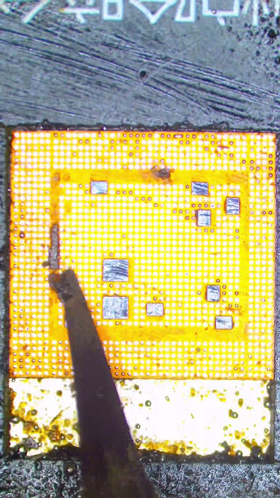 Iphone cpu bga black paste remove #iphone #shorts #fix #repair #holidayswithshorts