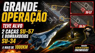 Ucrânia atinge Caças Su-57 a 1.700km de distância! (Imagens de Satélite)