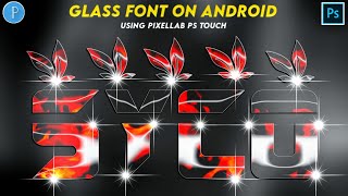 Glass Font Editing 2022 | how to make Glass Font | Glass Font dp editing |Glass font|Zarraq Creation