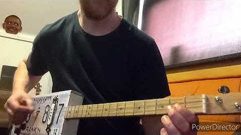 How to play Chop Suey by System of a Down on Cigar Box Guitar