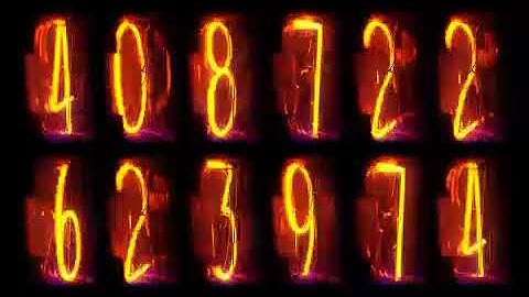 More Numbers Counting Animation Motion Background Stock Video Footage Free For Editing