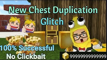 New Chest Duplication Glitch 🤩🤯👑- (Skyblock) Blockman Go Adventure