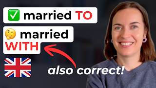 Married TO and married WITH: what's the difference in English?