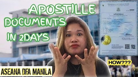 HOW TO PROCESS DFA APOSTILLE 2021 / HOW TO GET AN APOSTILLE  2021 | ATE BEVS