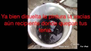 como pintar mis converse