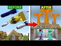 ATOMIC EXPLOSION IN MINECRAFT VILLAGE! BEFORE and AFTER in Minecraft Noob vs Pro