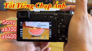 Cách Tắt Tiếng chụp ảnh trên máy ảnh Sony a6400 đơn giản screenshot 1