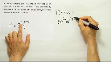 Applying the binomial probability formula probem 2