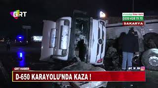 Kontrolden Çıkan Tır Makasladı, D 650 Karayolu Trafiğe Kapandı