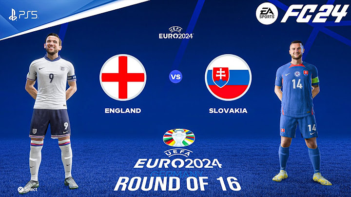 FC 24 - England Vs Slovakia - UEFA EURO 2024 Round of 16 | PS5™ [4K60]