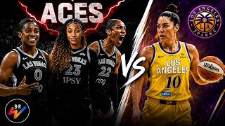 ACES VS KELSEY PLUM  👀🔥 Aces DOMINATE the LA Sparks