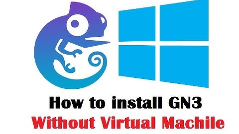 How to install GNS3 without Virtual Machine and configure a simple network
