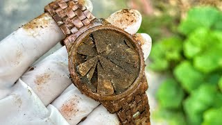 Full restoration of rusty old Carnival watches that were thrown away by their owners when they