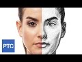 How To Create a Pencil Drawing From a Photo In Photoshop - Line Drawing Effect