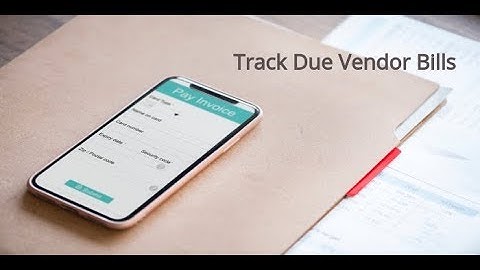 Track Due Vendor Bills in odoo v11