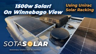 Winnebago View Solar Build: Rack-Mounted Panels, Lithium Batteries, and DC-DC Charge Fixes