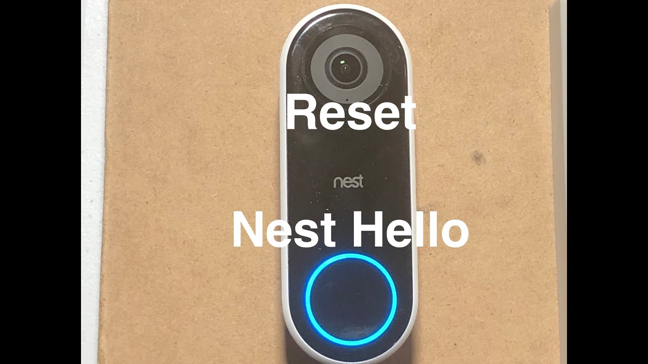 nest hello pinhole button