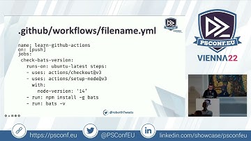 Create GitHub Actions with PowerShell - Roberth Strand - PSConfEU 2022
