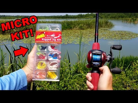 MICRO Fishing Kit Challenge (Surprise Catch!) 