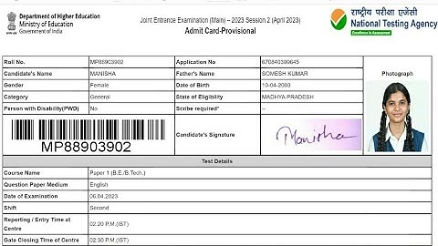 JEE Main Session 2 Admit Card 2023 Kaise Download Kare || How To Download JEE Main Admit Card 2023