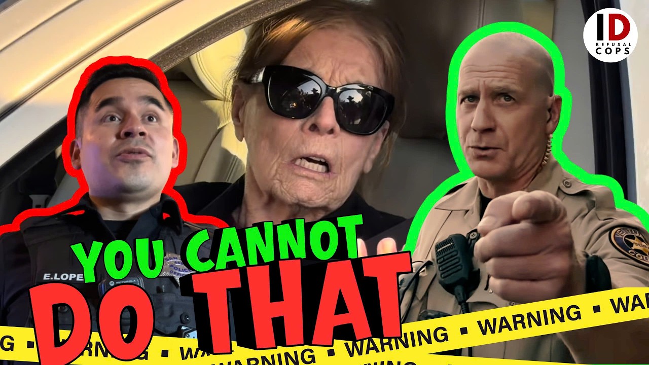 NO WARRANT, NO ID, NO CRIME and Tyrant Cops Still Showed Up| ID Refusal ...