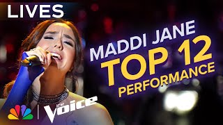 Maddi Jane Performs 'Happier Than Ever' by Billie Eilish | The Voice Lives | NBC