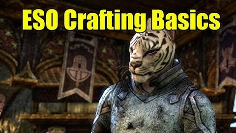 Elder Scrolls Online (ESO) Xbox One -  Crafting Tutorial "The Basics!"