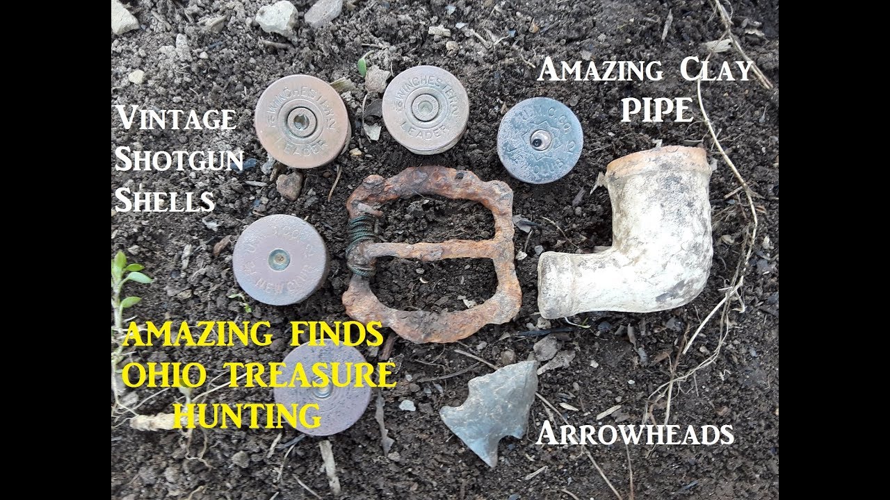 ohio arrowhead hunting metal detecting archaeology finds youtube