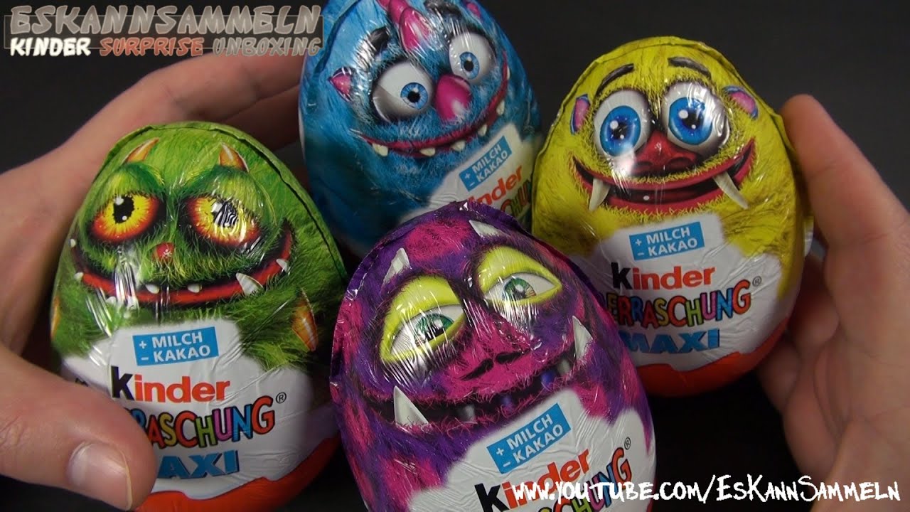 kinder eggs youtube