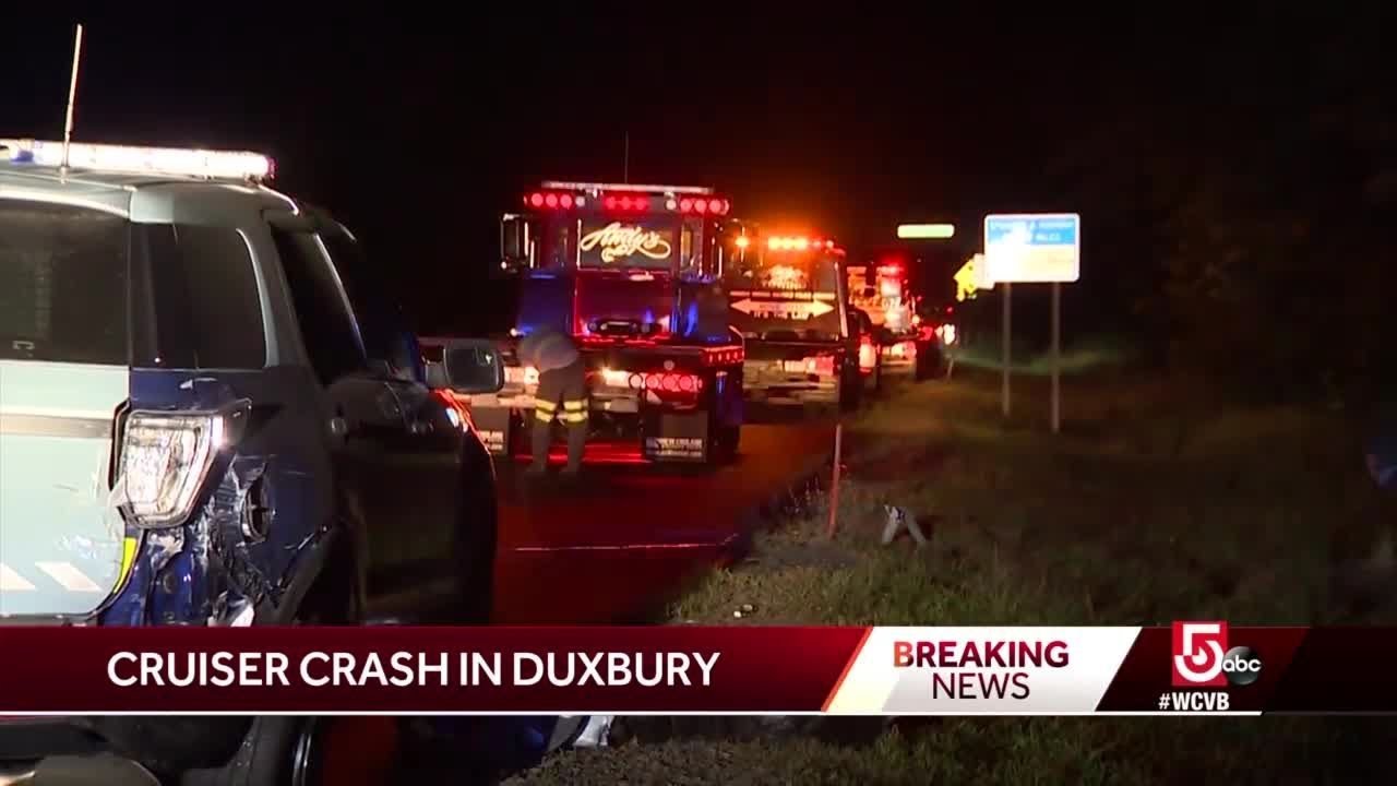 Cruiser involved in crash in Duxbury YouTube
