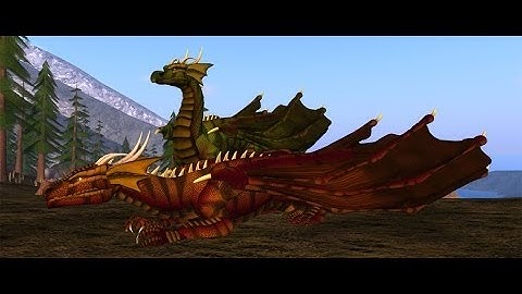 Second Life Avatar: European Mountain Dragon
