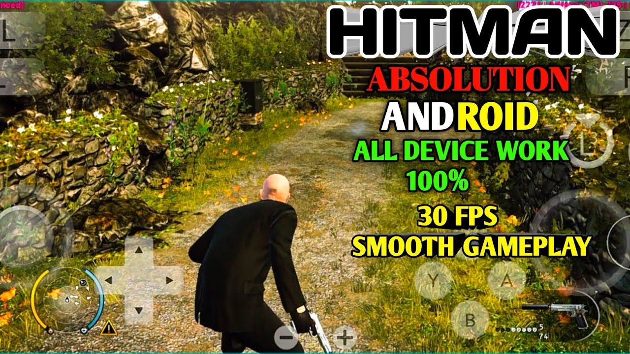 How To Play HITMAN ABSOLUTION Any Android Device 🔥 | Eden Emulator | BEST SETTINGS | 