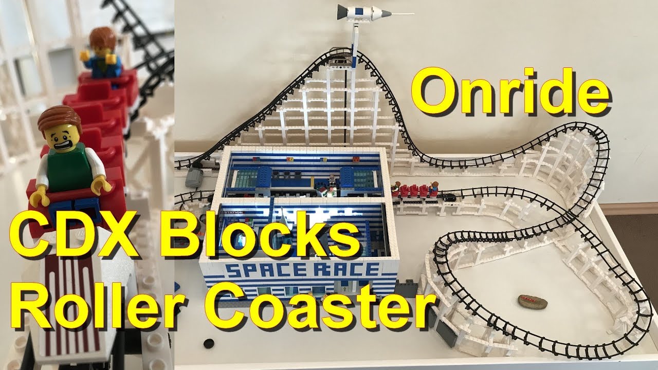  Brick Roller Coaster | CDX Blocks Roller Coaster POV | CoasterDynamix | LEGO kompatible Achterbahn