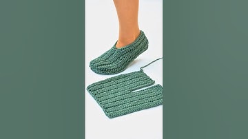 Easy Crochet Slippers! Miarti🧶