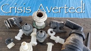 Crisis Averted! Removing Old Brittle ThruHull Fittings  Onboard Lifestyle ep.69