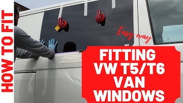 FITTING WINDOWS CAMPERVAN INSTALLATION on VW T5 / T6 CAMPERVAN CONVERSION
