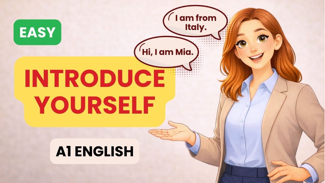 How to Introduce Yourself Naturally | Real English Conversation | for Beginners