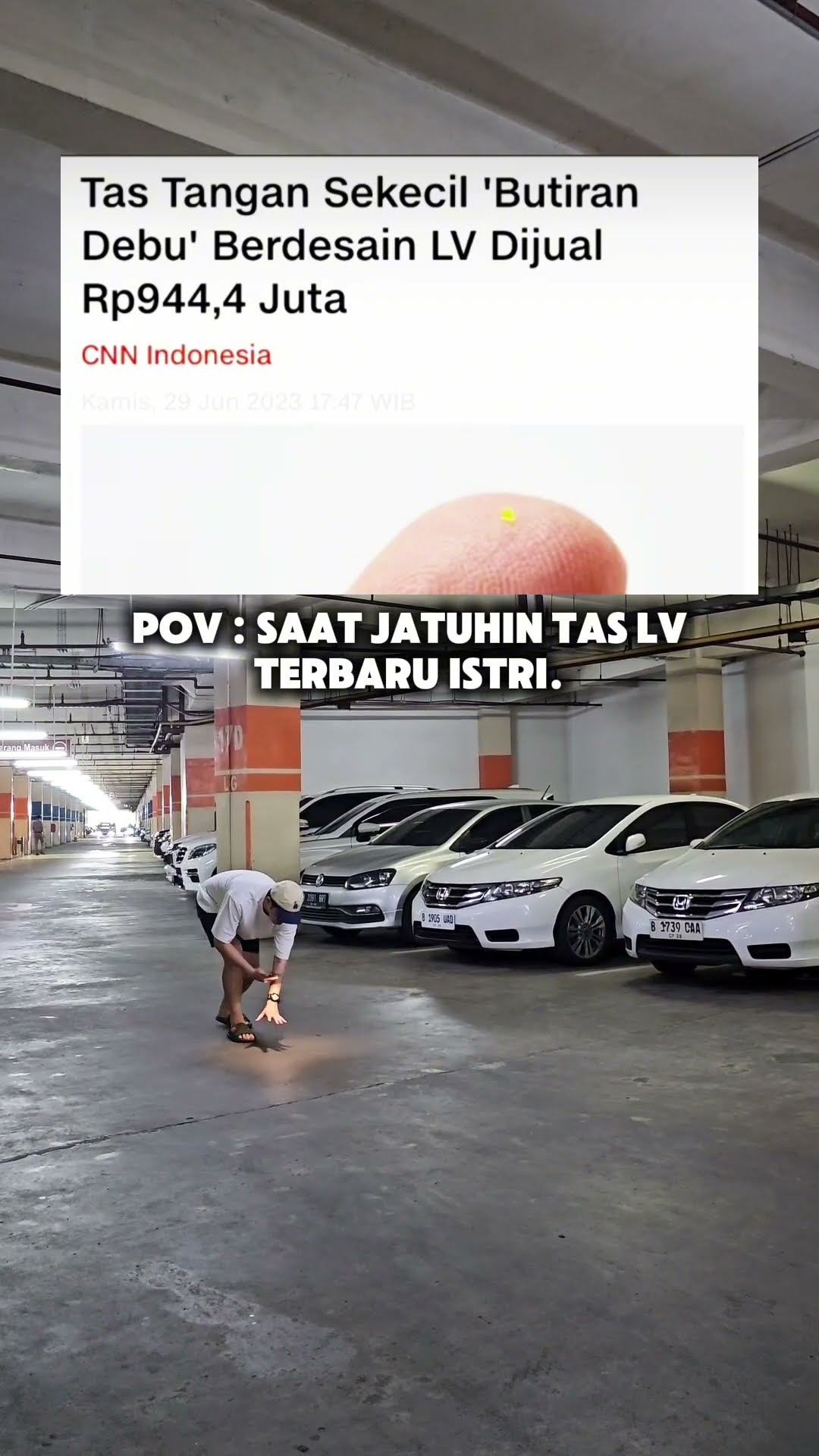 SAAT JATUHIN TAS LV ISTRI SEHARGA RATUSAN JUTA!