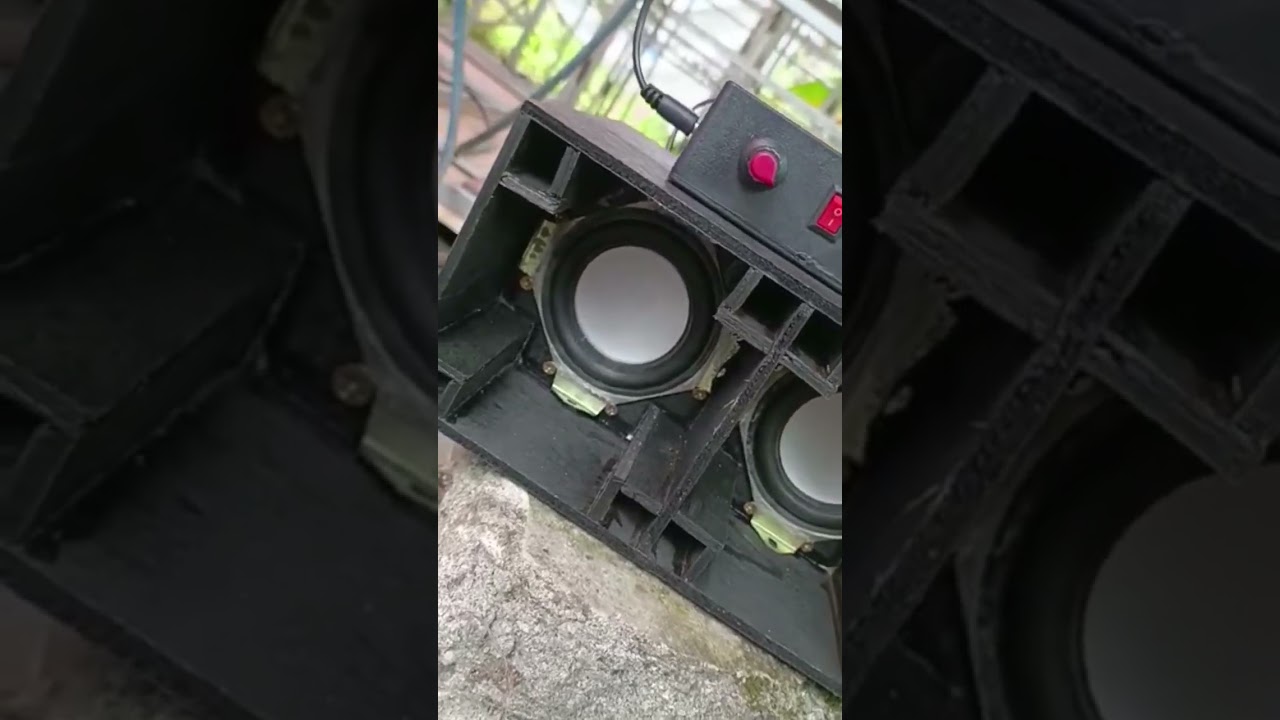 Cek sound box planar 3 inch. Power 12v TPA3110. 